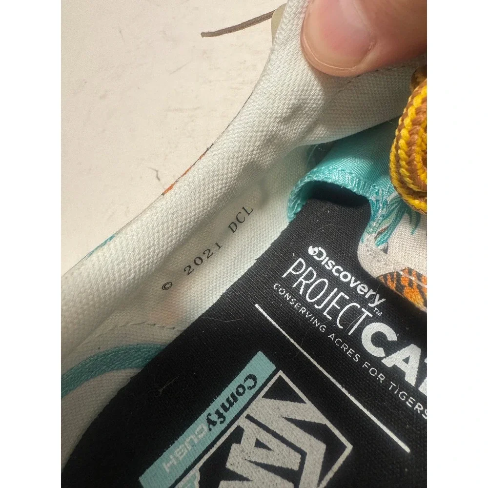 Vans Discovery Project CAT ComfyCush Era Tiger Print Sneakers Mens 8.5 Womens 10